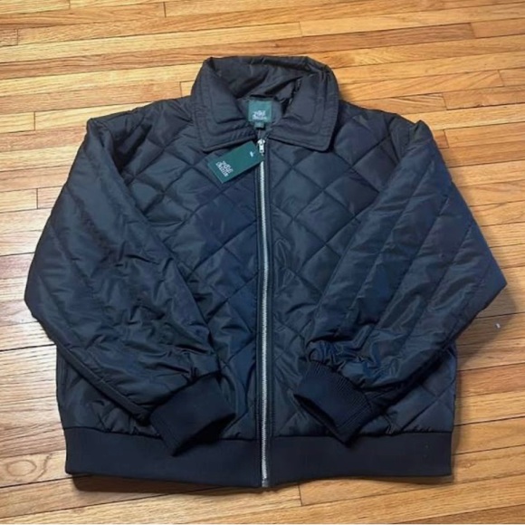 Women's Wild Fable Light Weight Quilted Winter Jacket Black in Color Size Medium - Picture 9 of 10